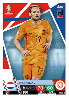 Daley Blind Netherlands Topps Match Attax EURO 2024 #NED8